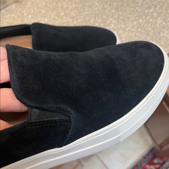 Steve Madden Gills black velvet slip on sneaker size 9 - Picture 8 of 9